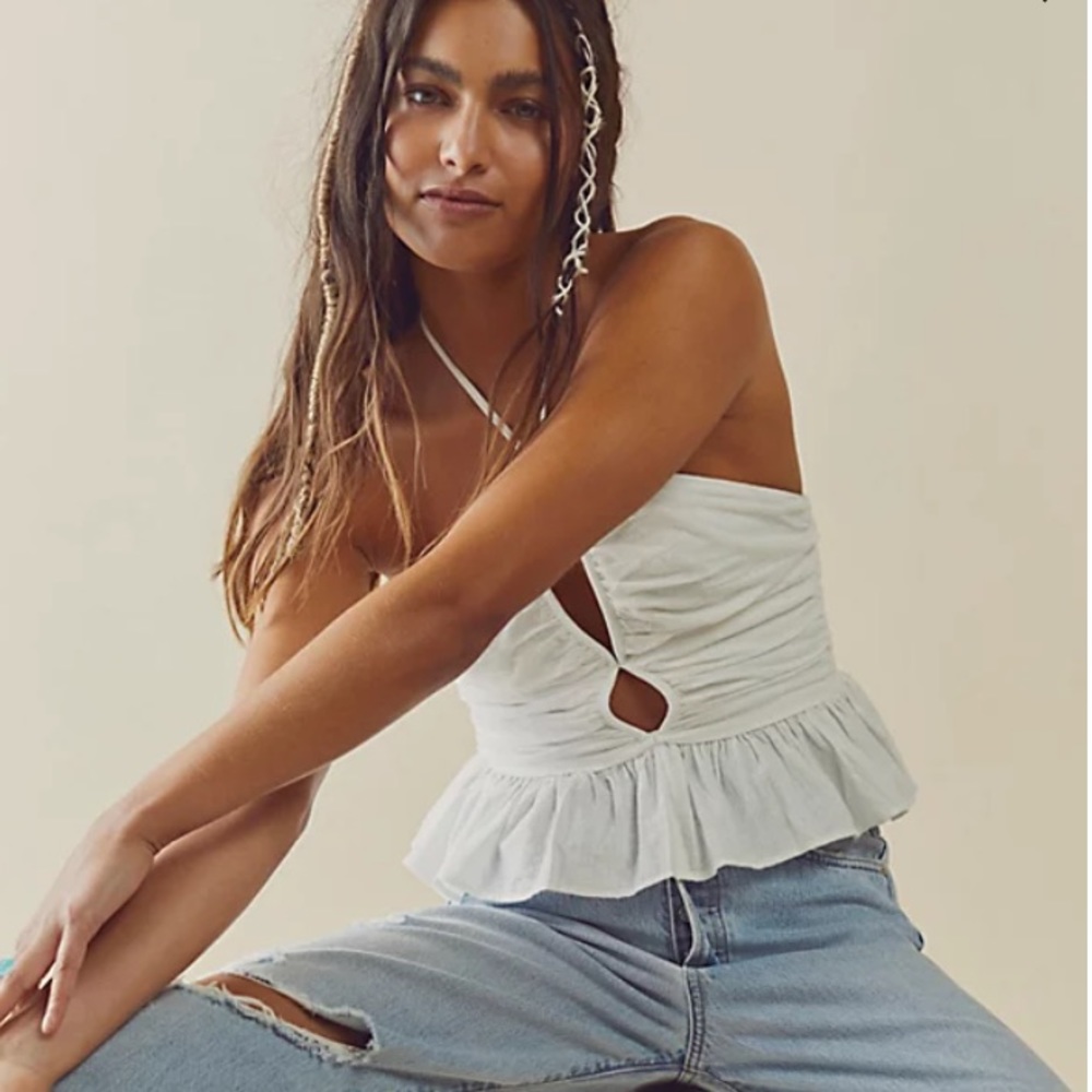 Free People Dandelion Halter Top